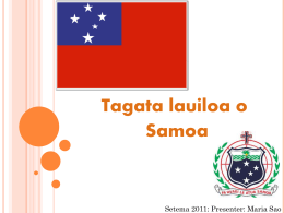 Malietoa Tanumafili II - Vasega Samoa i Kowhai Intermediate