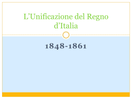 L*unificazione del Regno d*Italia
