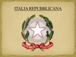 L`Italia Repubblicana