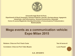 Expo Milan 2015 - Cim - Università degli studi di Pavia