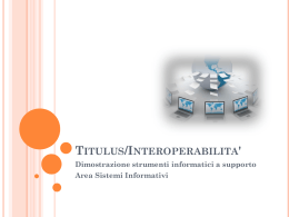 Titulus, interoperabilità