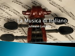La Musica di Italiano