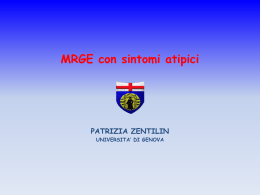 Prof.ssa P.Zentilin - Università di Genova
