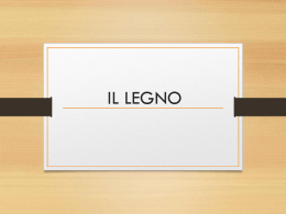 il legno - WordPress.com