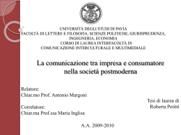 presentazione Petitti - Cim - Università degli studi di Pavia