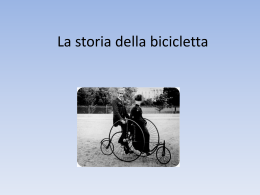 La storia della bicicletta