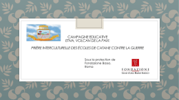 Campagna educativa Etna, Vulcano della Pace