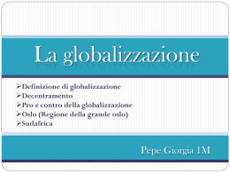 La globalizzazione