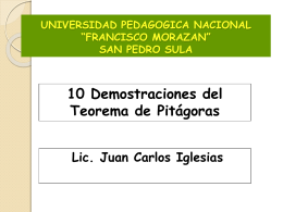 10 demostraciones del teorema de Pit&aacute;goras