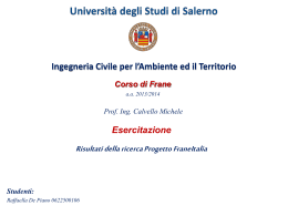 Università degli Studi di Salerno Esercitazione Risultati della ricerca