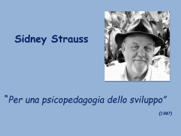 Sidney Strauss Per una psicopedagogia dello sviluppo (1987)
