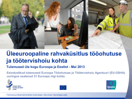 Presentation Title - European Agency for Safety & Health at Work