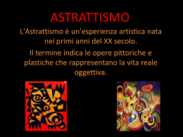 ASTRATTISMO - 3Bcorso2012-13