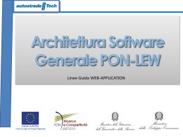 Architettura Software Generale PON-LEW