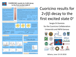 Cuoricino results for two neutrino double beta decay to excited states