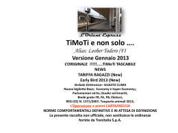 TiMoTi Gennaio 2013 - La Vita del CapoTreno