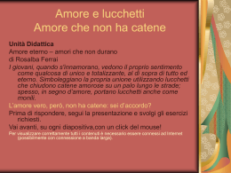 Amore senza catene - Liceo Scientifico "LB Alberti"