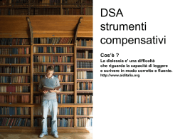 DSA strumenti compensativi
