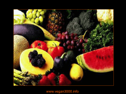 L`alimentazione vegetariana