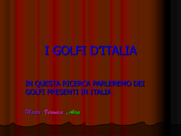 i golfi d`italia - Direzione Didattica Statale IV Circolo La Rosa, Livorno