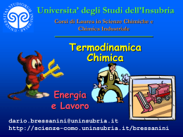 Energia, storia e lavoro - Università degli Studi dell`Insubria