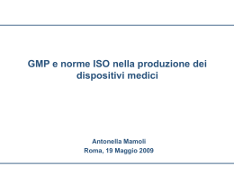 GMP e norme ISO