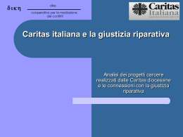 Guarda le slides - Caritas Italiana