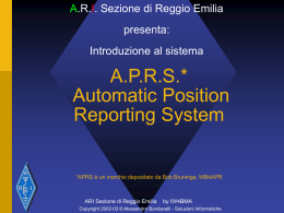 Introduzione al sistema APRS