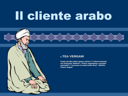 Il cliente arabo