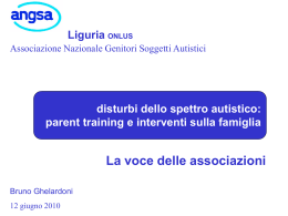 Parent Training ed Interventi sulla Famiglia