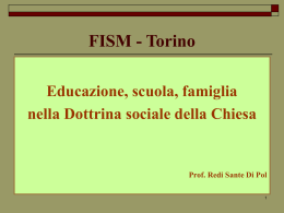 Educazione e Dottrina Sociale.