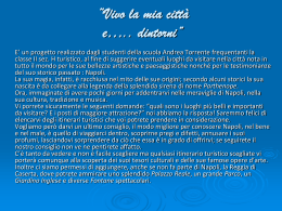 &ldquo;Vivo la mia citt&agrave; e&hellip;.. dintorni&rdquo;