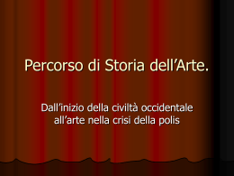 Percorso di Storia dell Arte1 - Archivio Didattico Aristosseno