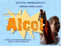 alcol - Istituto Comprensivo "Santa Lucia"
