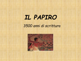 Storia del papiro