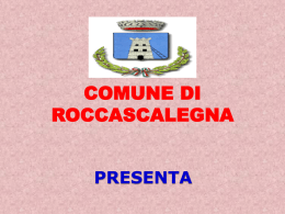 Scarica l`Opuscolo - Comune di Roccascalegna