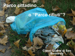 Parco cittadino - cl. quarte - a.s. 2011