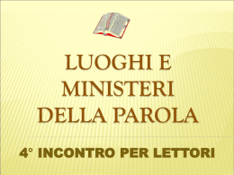 Diapositiva 1 - Parrocchia S.Lucia
