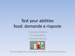 Test your abilities n.6_food