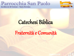 Indicazioni bibliografiche per la prima parte