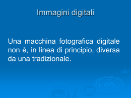 Immagini digitali - Il sito di Sergio