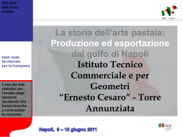 La storia dell`arte pastaia - Istituto Superiore ERNESTO CESARO