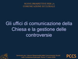 &ldquo;La Chiesa e le controversie&rdquo; Marc Carroggio