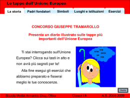 Le tappe dell`Unione Europea