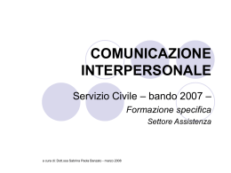 ORIENTAMENTO - Servizio Civile