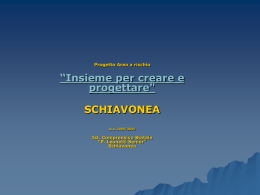 Schiavonea - ISTITUTO COMPRENSIVO "P. LEONETTI SENIOR"