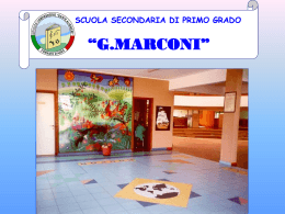 SCUOLA SECONDARIA DI PRIMO GRADO “G.MARCONI”