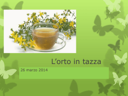 L`orto in tazza
