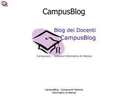 Presentazione di CampusBlog