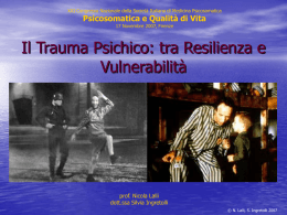 Vedi presentazione slides - Centro di Psicoterapia Dinamica